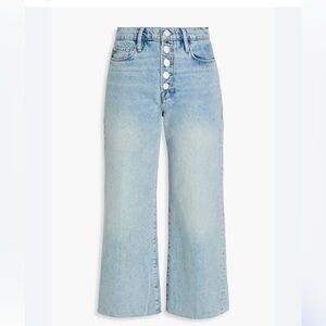 Frame Ali Wide Crop Jeans